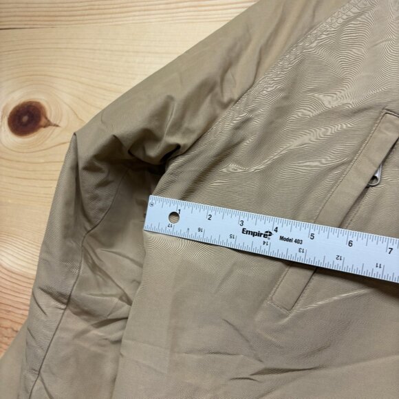 Vintage Columbia Jacket Mens XL Brown Full Zip Parka Technicloth Oregon 90s - Picture 4 of 16